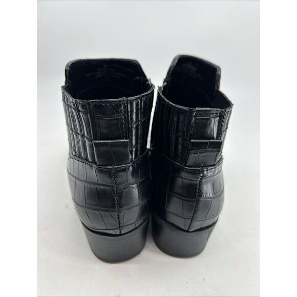 Unisa Boots Womens 7.5 M Unpesa Ankle Bootie Blue Casual Comfort Block Heels Zip - Picture 5 of 9